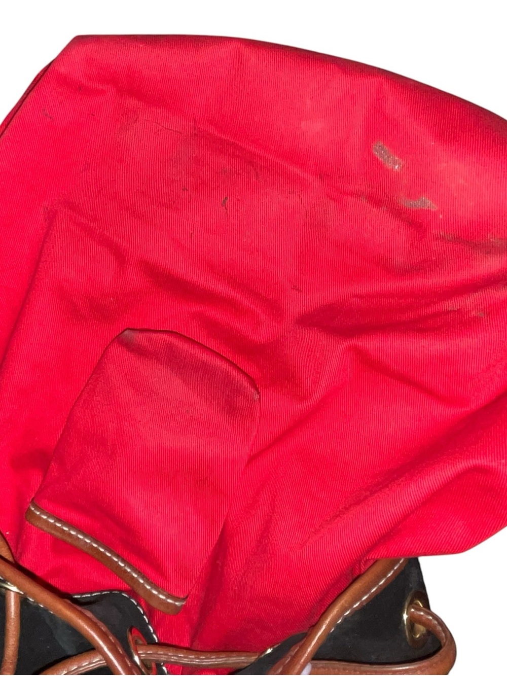 Vintage Dooney & Bourke Black Suede Drawstring Bucket Bag - Picture 13 of 16